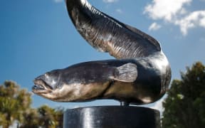 The sculpture ‘Tuna’ by Bing Dawe.