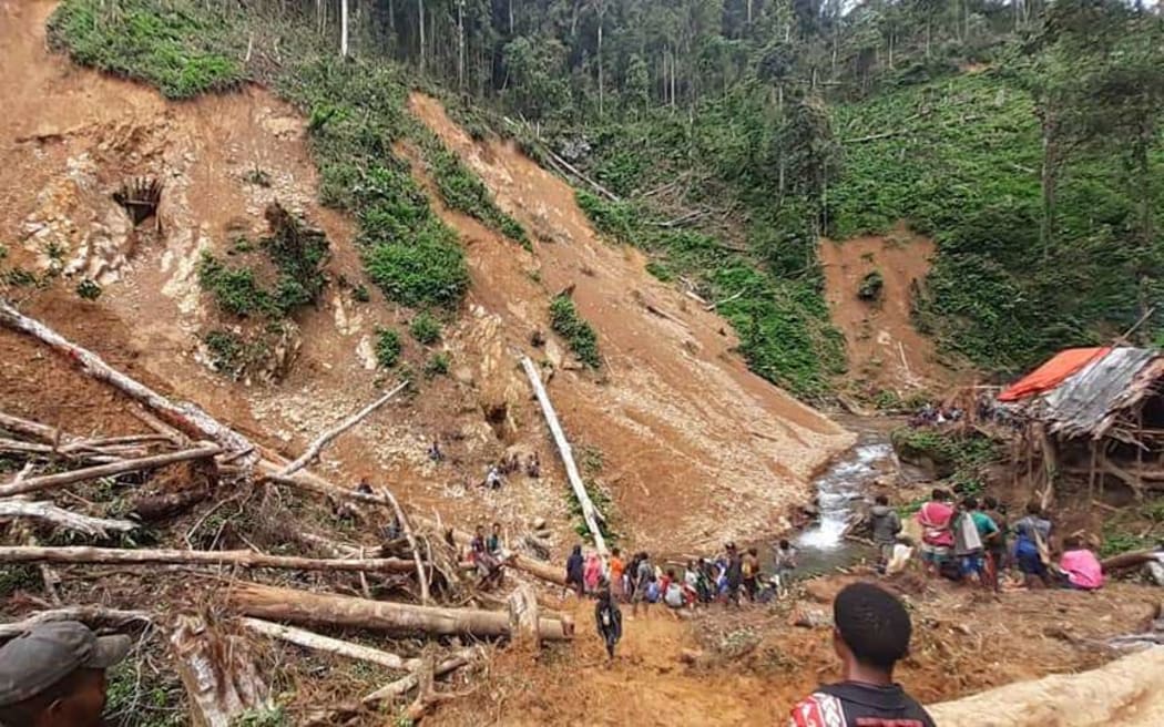 15 people are believed to have been buried by the landslide in the Papua New Guinea district of Goilala.
