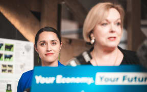 National Party leader Judith Collins campaigning with East Coast MP Tania Tapsell in Gisborne on 24 September, 2020.