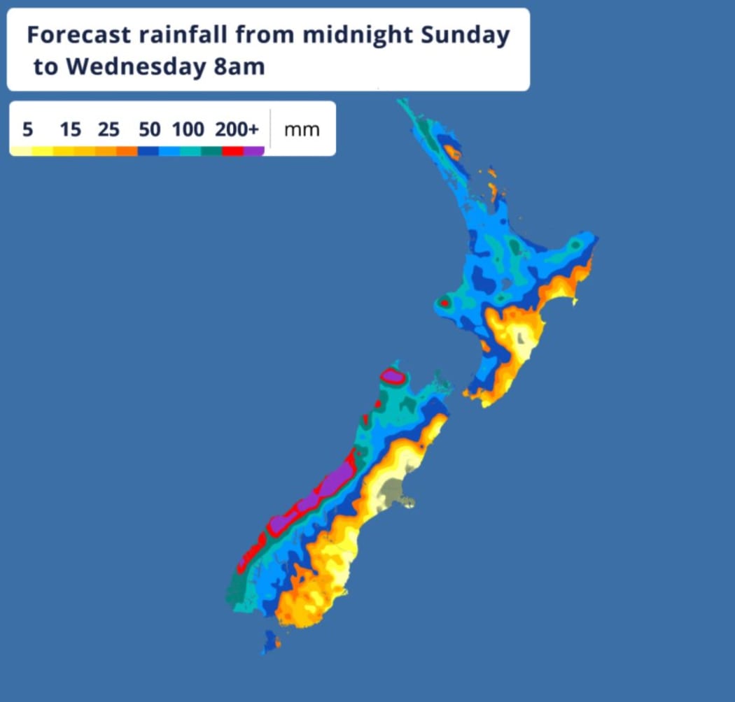 The northern and western regions will see more rain in the next few days.