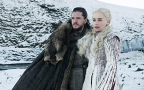 Jon Snow (Kit Harrington) introduces Daenerys Targaryen (Emilia Clarke) to the joys of the North.