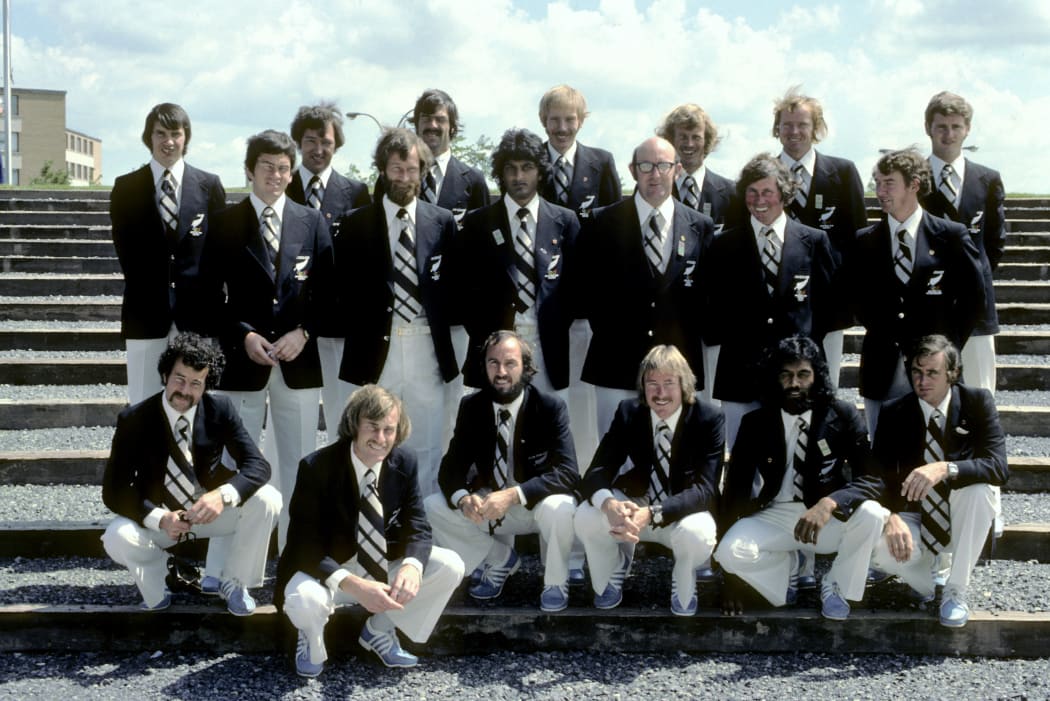 A rare photo of the entire 1976 Olympic men's hockey team