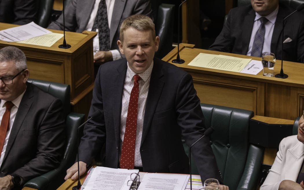 Prime Minister Chris Hipkins on the last day of parliament before the 2023 election