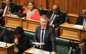 Attorney General David Parker makes a ministerial statement in the House on the report of the Havelock North Drinking Water Inquiry.