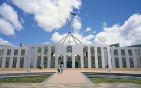 Australia's Parliament buildings, in Canberra.