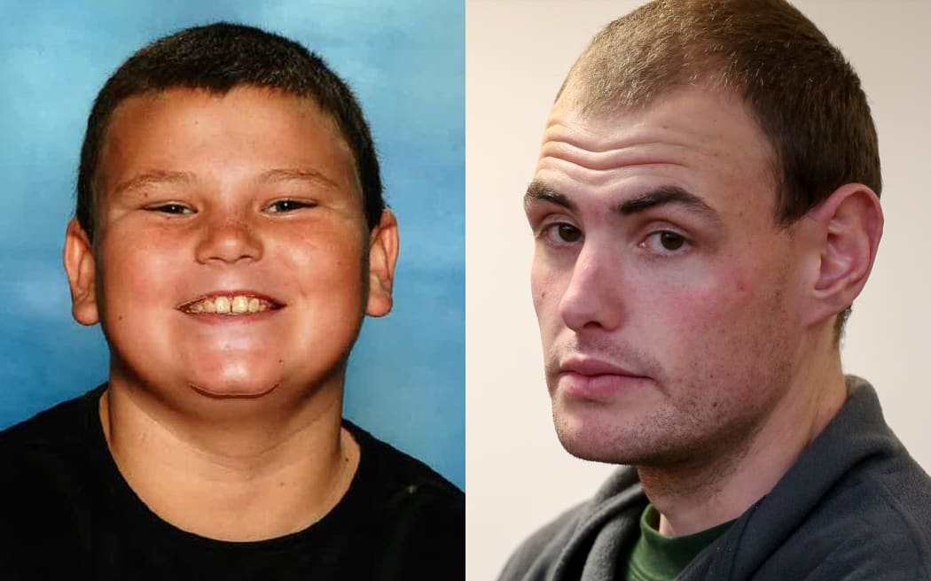 Eric McIsaac​, right, has pleaded guilty to murdering his 10-year-old brother Alex Fisher, left.