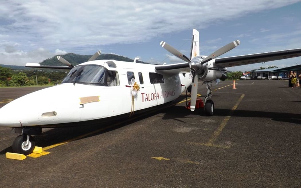 One of Talofa Airways Twin Commander aircraft