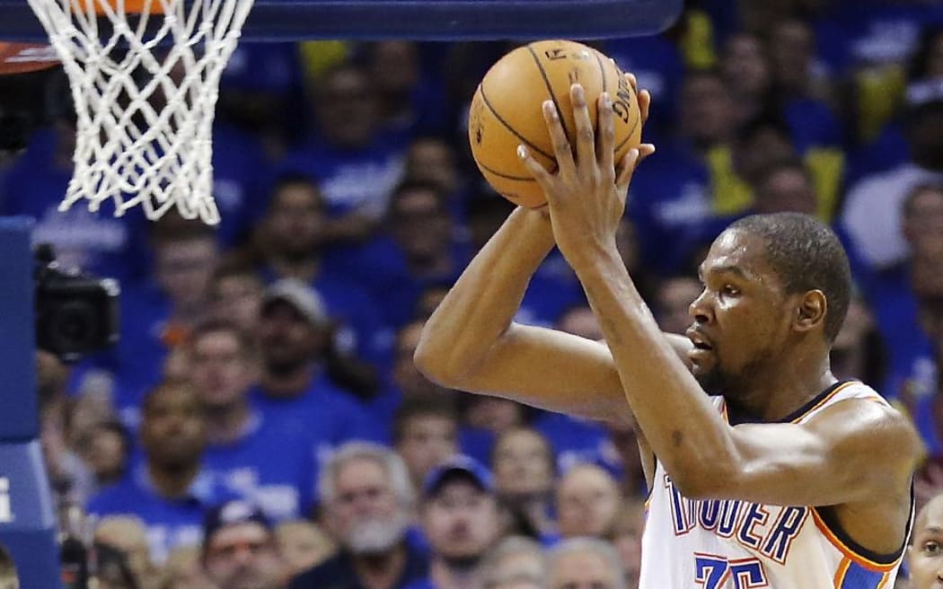 The Thunder's Kevin Durant