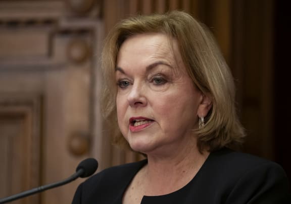National Party leader Judith Collins during their press conference at Parliament, Wellington, 28 September, 2021.