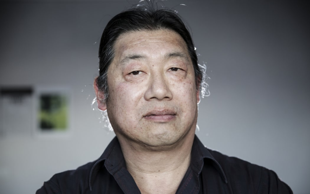 12072016 Photo: Rebekah Parsons-King. Harry Tam has worked in for the Government in a number of roles, he's also a member of the Mongrel Mob. His reaction to Judith Collins standing down a Black Power member, Ngapari Nui.