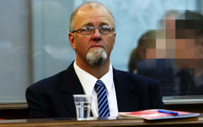 Mark Lundy on day three of the trial.