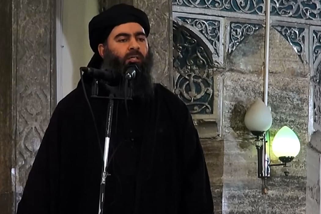 Islamic State leader Abu Bakr al-Baghdadi (file photo)