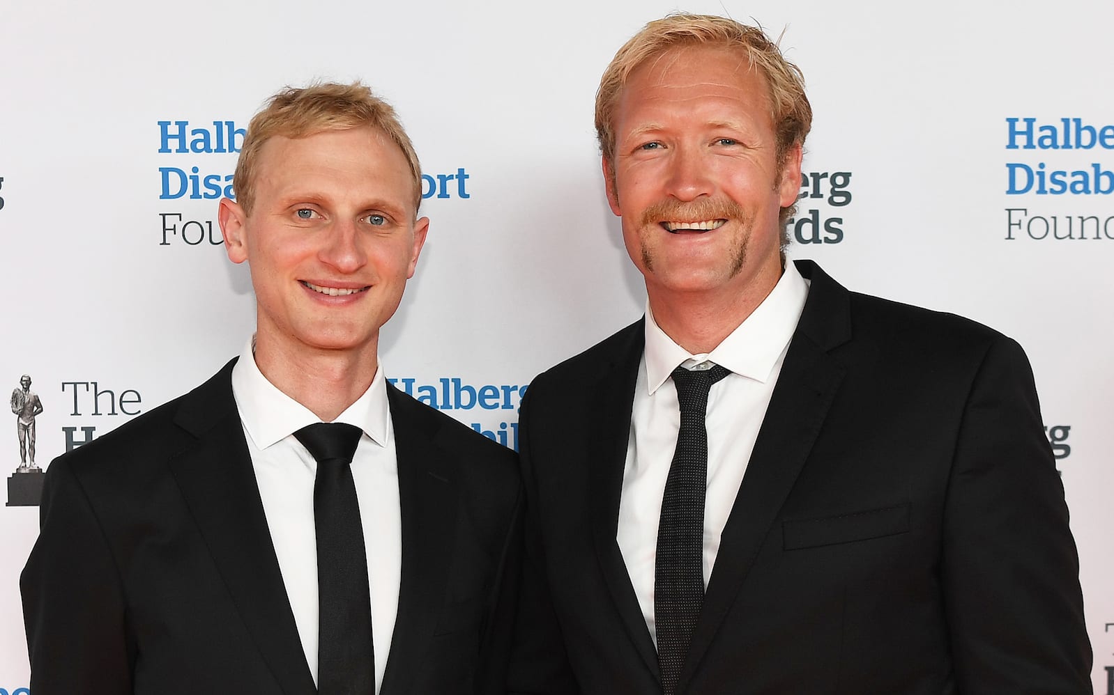Hamish Bond and Eric Murray on the red carpet at the 54th Halberg Awards in support of the Halberg Disability Sport Foundation in 2017.