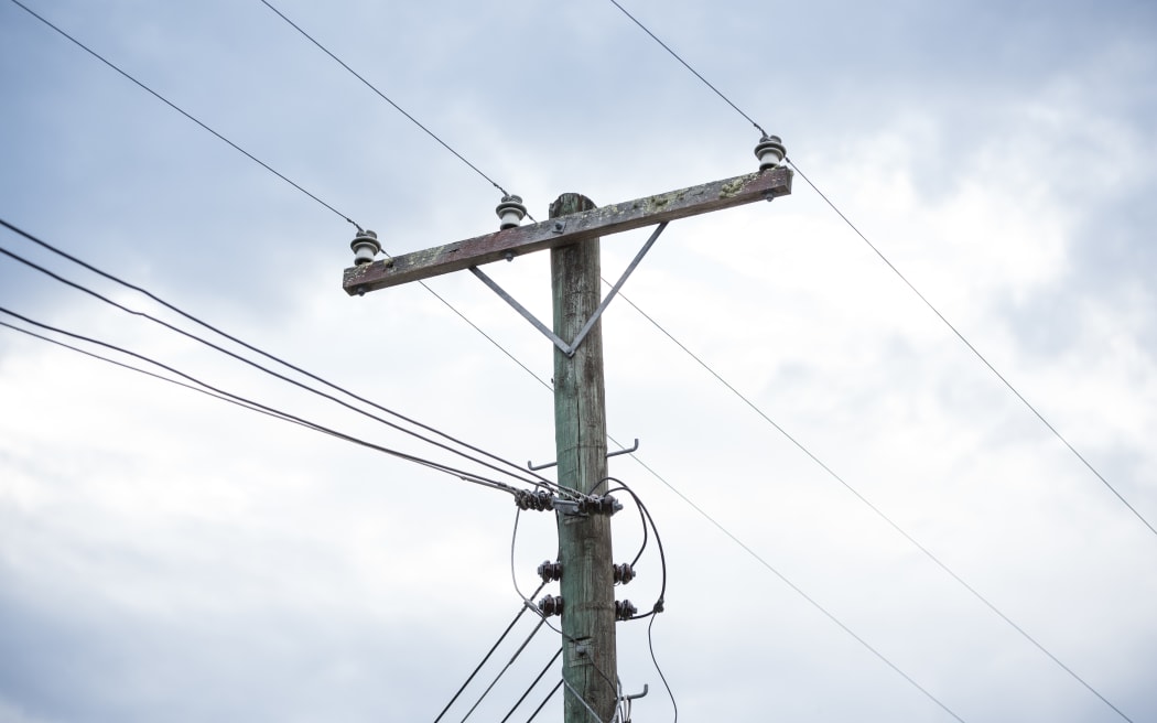 Power lines in the Hawkes Bay