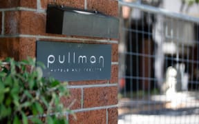 Pullman Hotel in Auckland. Managed isolation facility.
