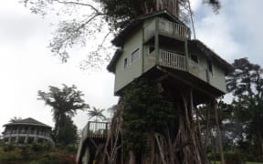 Treehouse at the Lupesina resort.