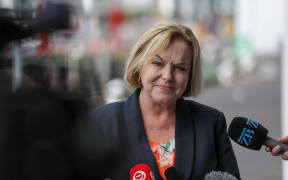 National Party leader Judith Collins holds a media conference at Stonewood Homes on 15 October, 2020.