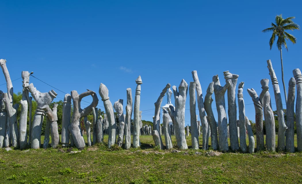 Carvings in Isle of Pines, New Caledonia