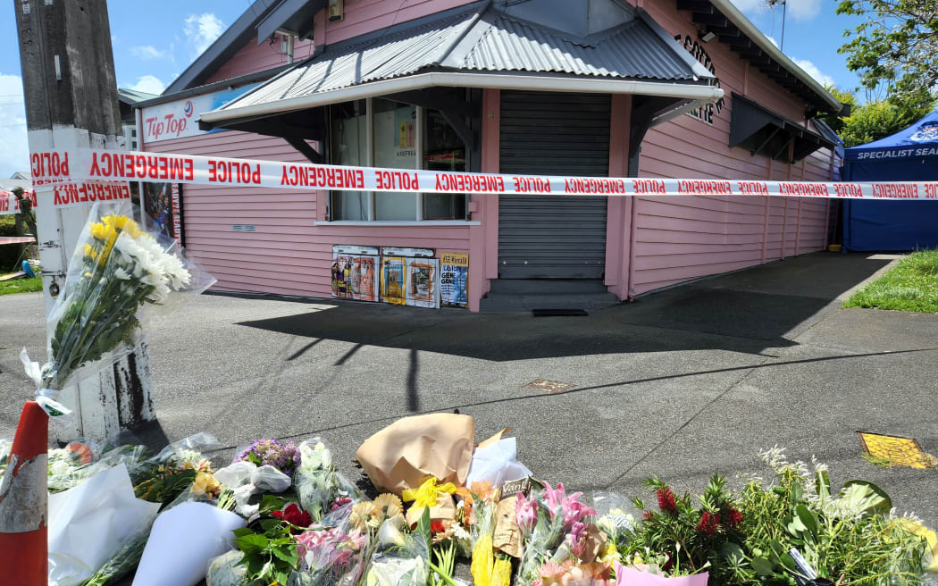 Fatal stabbing of Sandringham dairy worker - floral tributes