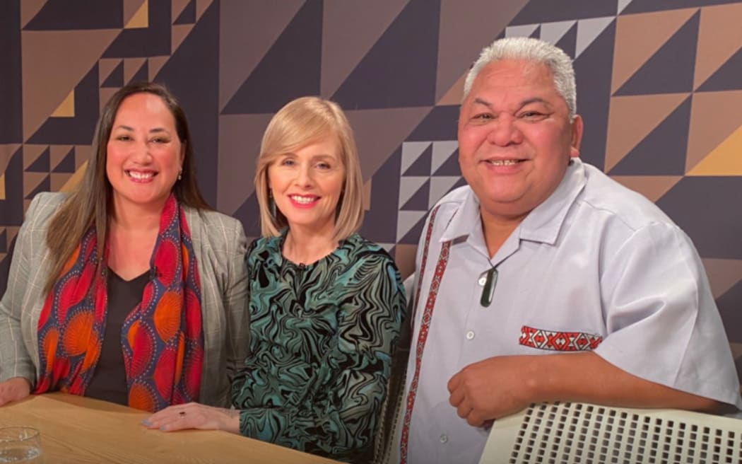 Alf Filipaina, Kerrin Leoni and Mihingarangi Forbes.