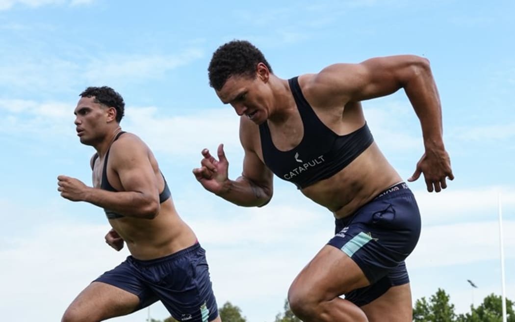 Storms players training in Melbourne last week. Photo: Storms