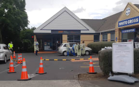 A testing centre for Covid-19 coronavirus in St Lukes, Auckland.