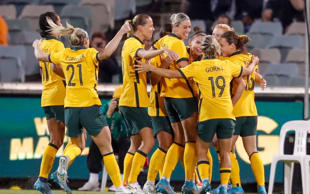 Matildas end England's 30match streak with 20 upset RNZ News