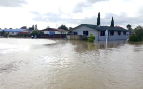 Flooding in Edgecumbe