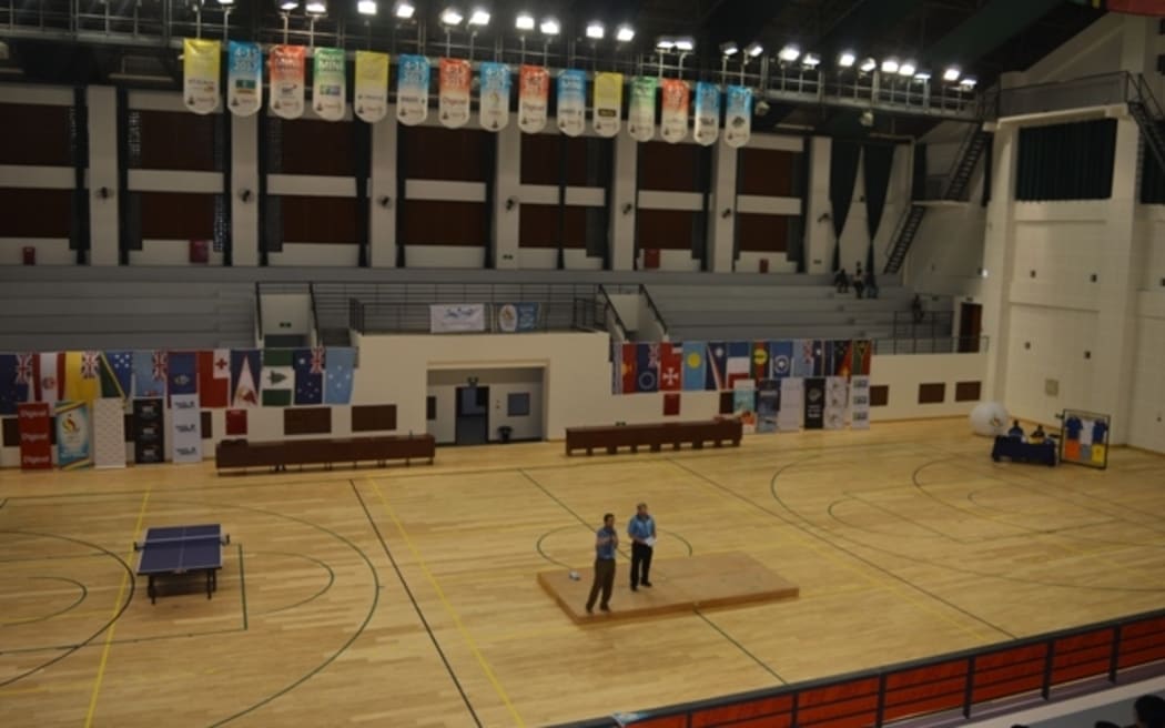 The indoor stadium at the Korman Complex in Port Vila.