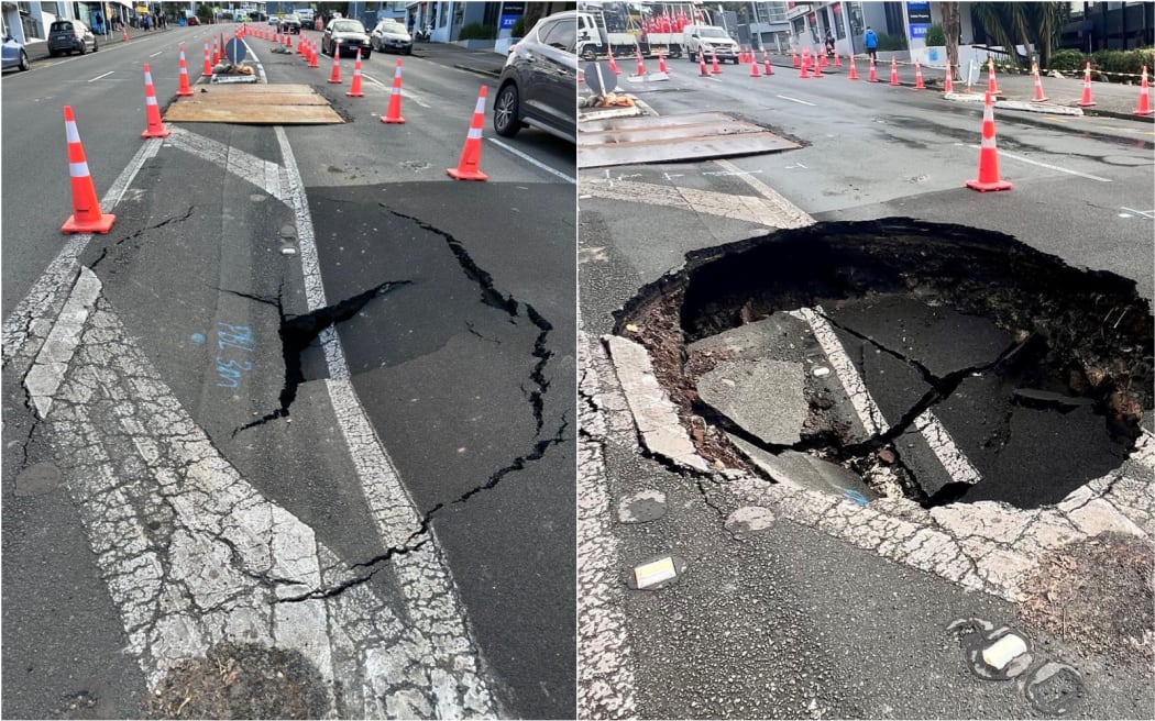 ‘Two hours later the hole thing had gone’: Stormwater pipe in need of repair led to College Hill sink hole