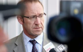 Labour leader Andrew Little speaks to media about Iraq's request.