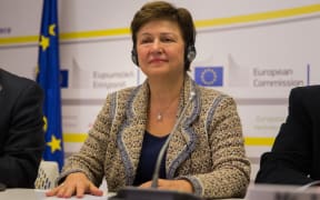 European Union budget commissioner Kristalina Georgieva. (Photo by Michaud Gael/NurPhoto)