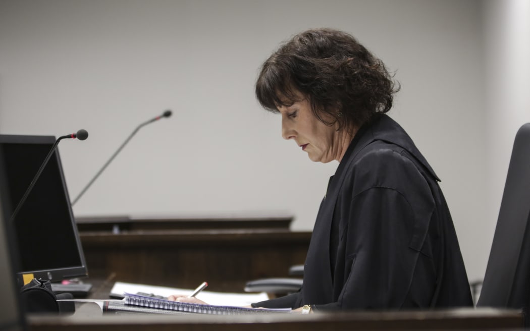 Chief High Court Judge Susan Thomas has met with lawyers across the country after the Law Society sent a letter, pleading for more time between cases and raising wellbeing issues. Photo: RNZ / Richard Tindiller