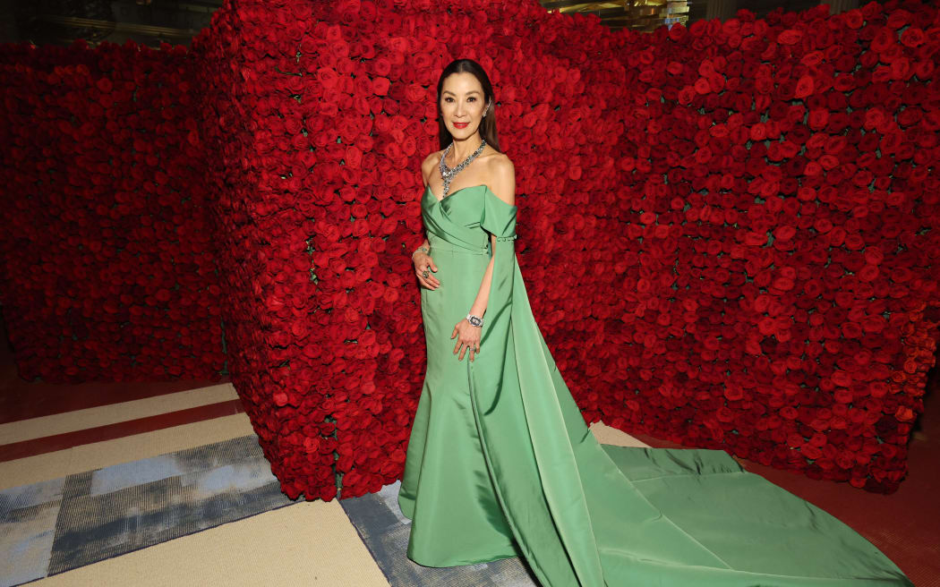 NEW YORK, NEW YORK - MAY 02: (Exclusive Coverage) Michelle Yeoh attends The 2022 Met Gala Celebrating "In America: An Anthology of Fashion" at The Metropolitan Museum of Art on May 02, 2022 in New York City. (Photo by Cindy Ord/MG22/Getty Images for The Met Museum/Vogue )