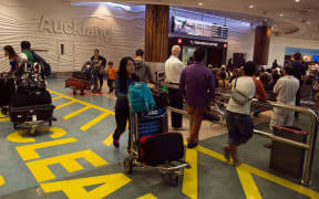 Auckland Airport arrivals