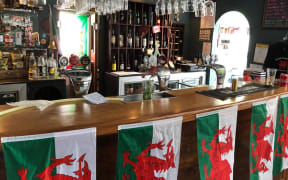 Owner of the Welsh Dragon Bar in Wellington, Andrew Jones, said although he's not witnessed a Wales win before, he's got a good feeling about this one.