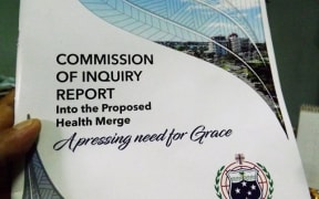 The cover of the commission's report.