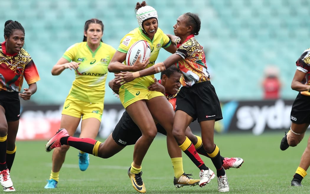 The PNG Palais failed to win a game at the Sydney 7s, won by hosts Australia.