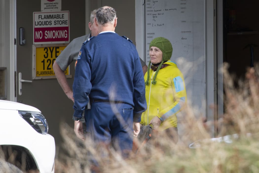 Jo Morgan returns to Mt Cook Village after escaping an avalanche.