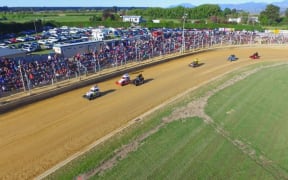 Drone footage of Nelson Speedway (Trackman Trophy for Midgets and Youth Ministocks - Saturday 31 October 2015)