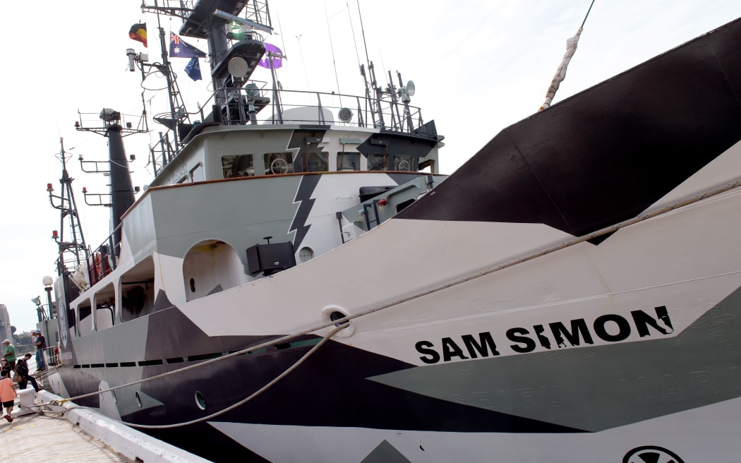 The Sam Simon will be in Auckland and Wellington before heading off to Antarctica later in the year.