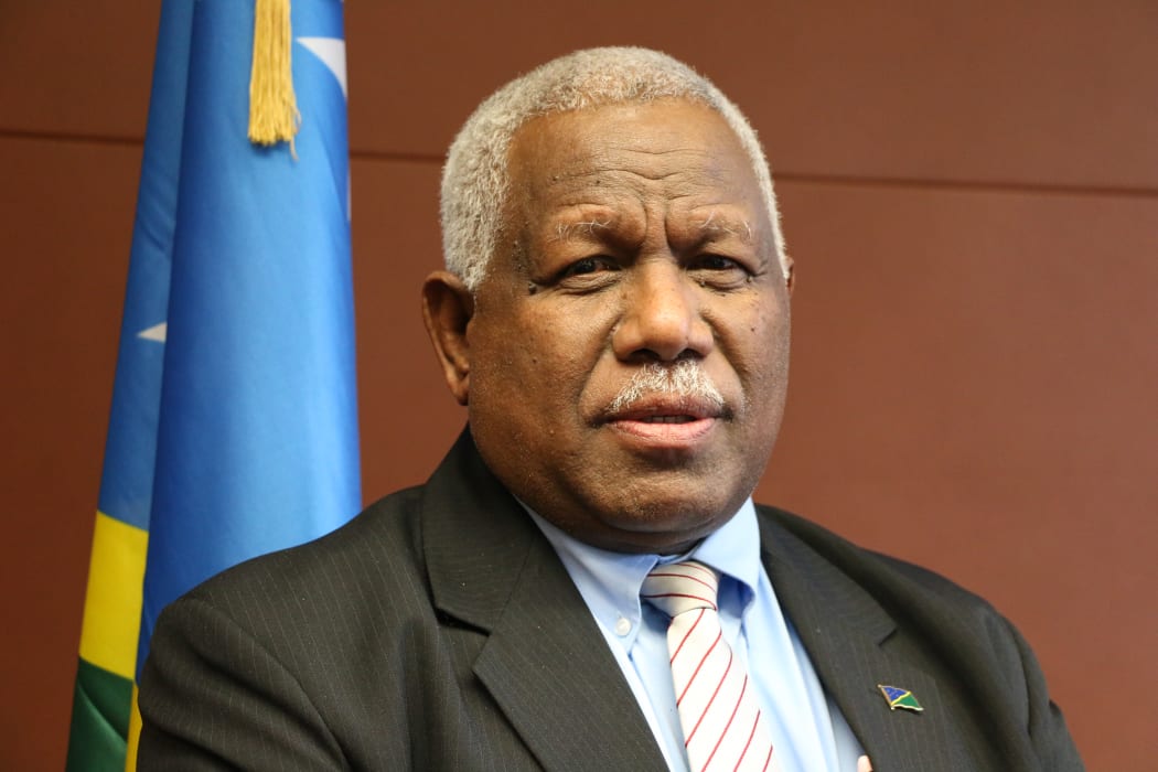 Rick Hou the Prime Minister of Solomon Islands..