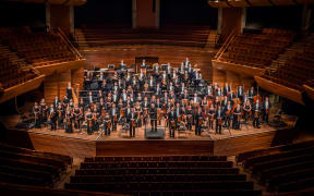 The New Zealand Symphony Orchestra with conductor and Music Director Edo de Waart