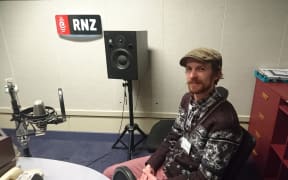 Jake Baxendale in the RNZ Concert Studio.