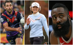 Cameron Smith, Jin Young Ko and James Harden for Hamish Bidwell 2020 piece.