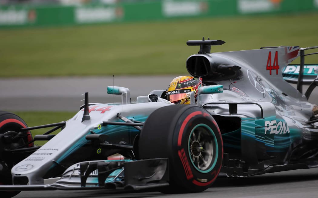 Lewis Hamilton in Formula 1 action