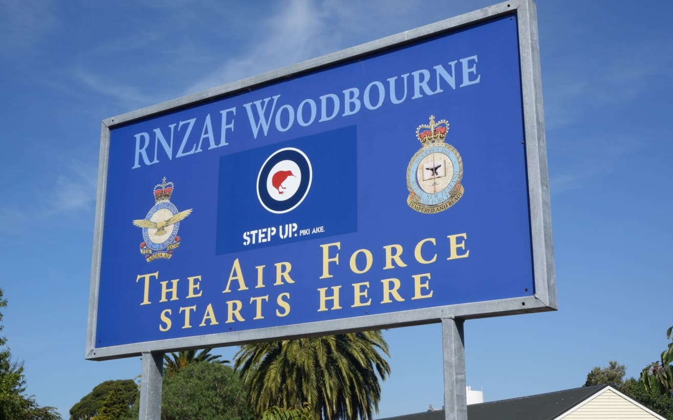 The RNZAF Woodbourne Airbase near Blenheim.
