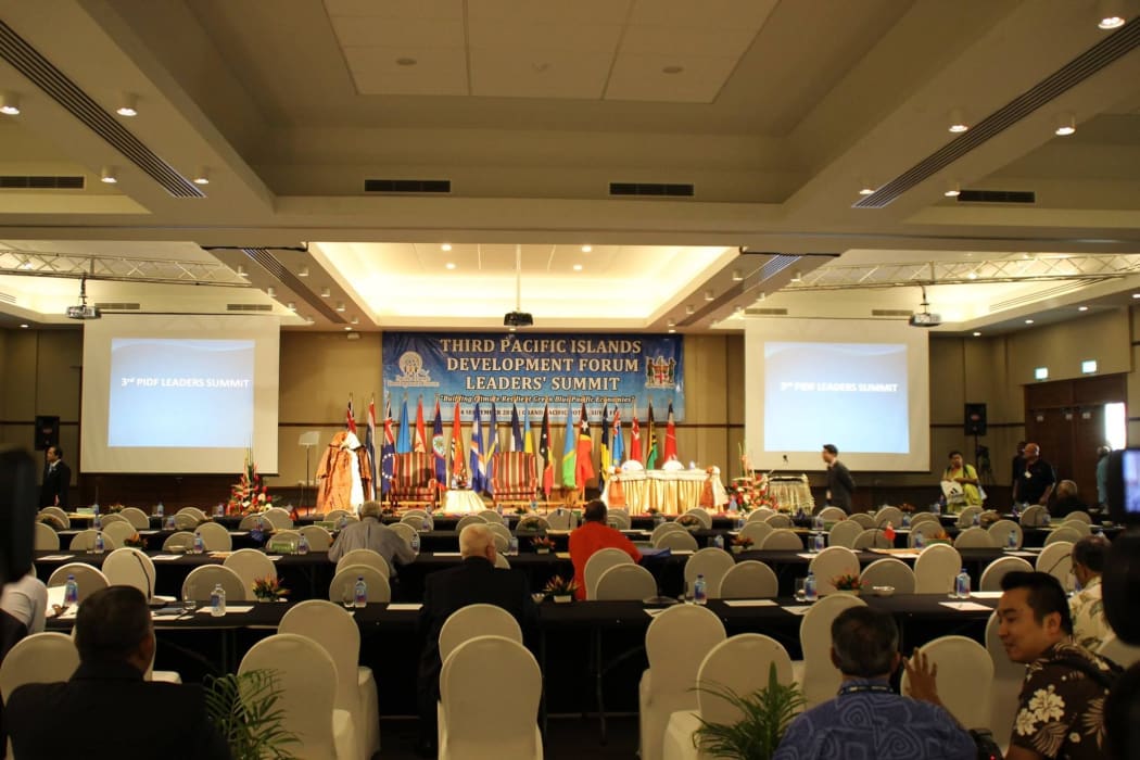 The Pacific Islands Development Forum  Summit in Suva. Sep 2015