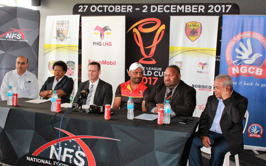 The PNG Kumuls World Cup squad is announced in Port Moresby.