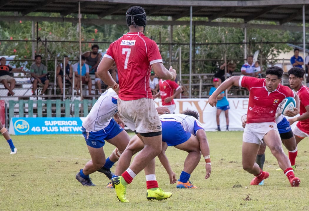 Tonga Under 20s test the Samoan defence in Apia.